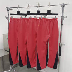 1:1 Quality Gallery Dept Splatter Ink Sweat Pants Red