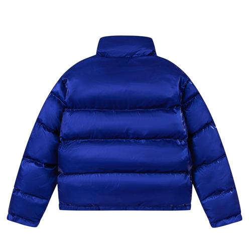 Trapstar Velvet Puffer Jacket Blue