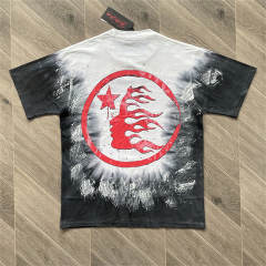 High Quality Hellstar Studios Gradient Rock Tee T-Shirt Gray