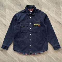 Spider Sp5der Worldwide Embroidery Jacket Navy Blue