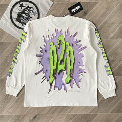 Hellstar Kid Long Sleeve T-Shirt White Black