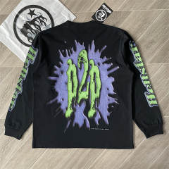 Hellstar Kid Long Sleeve T-Shirt White Black