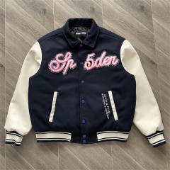 High Quality Sp5der Varsity Jacket
