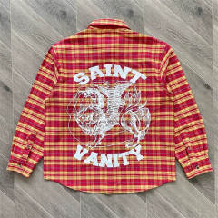 1:1 Top Quality Saint Vanity Checkered Jacket Shirt