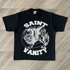 1:1 Top Quality Saint Vanity Distressed T-Shirt 4 Colors