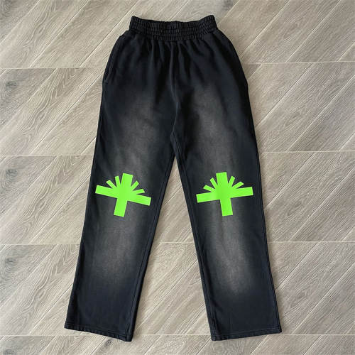 Vertabrae Washed Sweatpants Black