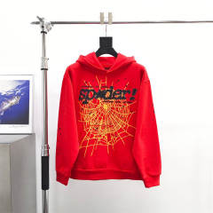 1:1 Quality Spider Golden Spider Web Hoodie & Pants Set