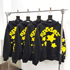1:1 Quality Spider Worldwide Yellow Starr Hoodie