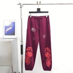 1:1 Quality Spider worldwide Big 5 hoodie Burgundy