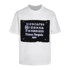 Maison Margiela MM6 T-Shirt Black White