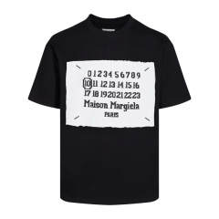 Maison Margiela MM6 T-Shirt Black White