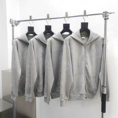 1:1 Denim Tears x Swarovsk* Crystal Rheinstone Zipper Hoodie & Sweatpants Set 3 Colors