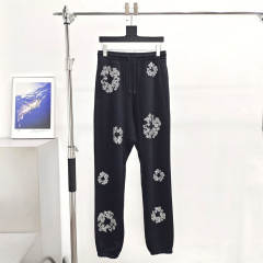 1:1 Denim Tears x Swarovsk* Crystal Rheinstone Zipper Hoodie & Sweatpants Set 3 Colors