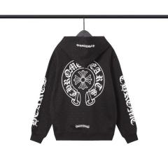 Chr0me Hearts Horseshoe Fleece All Over Logo Hoodie 3 Colors