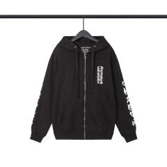 Chr0me Hearts Horseshoe Fleece All Over Logo Hoodie 3 Colors