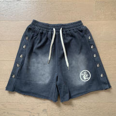 Hellstar Studios Vintage Shorts Gray Pink Black