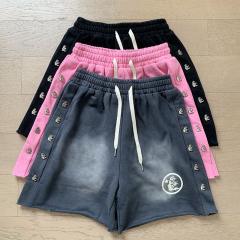 Hellstar Studios Vintage Shorts Gray Pink Black