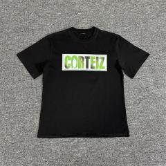 Corteiz Tee White Black