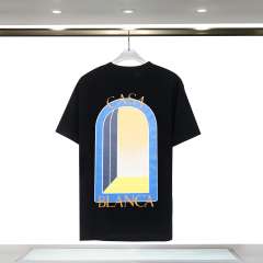 Casa Phantom Gate Letter Logo Print Round Neck tee 3 colors