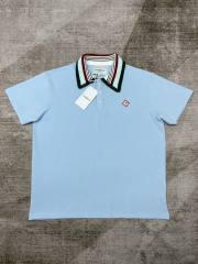 1:1 Quality Casa Collar colour blocked simple polo shirt 4 colors