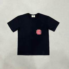 1:1 Quality Eric EE Color blocked logo print on chest Tee 3 colors