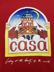 1:1 Quality Casa Palace Print Crew Neck Sweatshirt