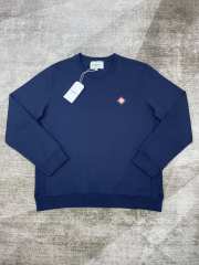 1:1 Quality Casa Chest logo embroidery loose round neck Sweatshirt 2 colors