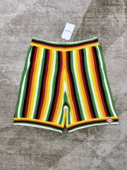 1:1 Quality Casa Vertical print colorful patchwork Polo Shirt & Shorts Set