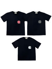 1:1 Quality Eric EE Color blocked logo print on chest Tee 3 colors