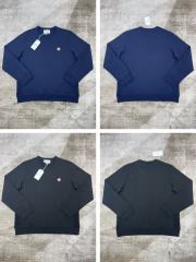 1:1 Quality Casa Chest logo embroidery loose round neck Sweatshirt 2 colors