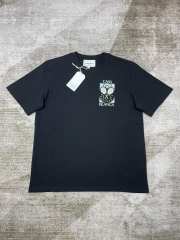 1:1 Quality Casa Cross Tennis Racket Letter Print tee 2 colors