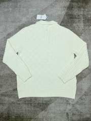 1:1 Quality Casa Patchwork Patterned Pearl Button Lapel Sweater 2 colors