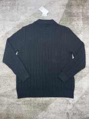 1:1 Quality Casa Patchwork Patterned Pearl Button Lapel Sweater 2 colors