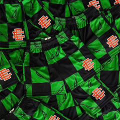EE Eric Plaid Mesh Shorts