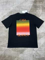 1:1 Quality Casa Rainbow Gradient Photo Frame Letter tee 2 colors