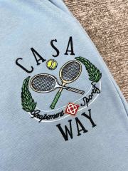 1:1 Quality Casa Racket Embroidered Drawstring Sweatpants