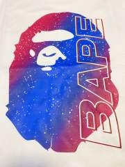 Bape Light Shadow Gradient Large Letter Print Tee 2 colors