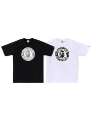 Bape Camo round badge print Tee 2 colors