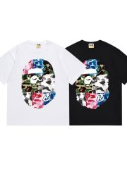 Bape Camouflage Colorblock Ape Head Tee 2 colors