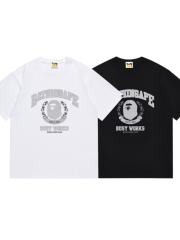 Bape Burst Letter Ape Badge Tee 2 colors