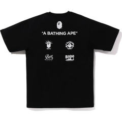 Bape US Limited 4-gang Ape Head Multi Logo Print Tee 2 colors
