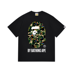 Bape Camouflage Small Floral Pattern Large Ape Head Tee 4 colors