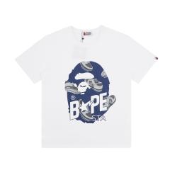 Bape Ape letters loafers pattern short-sleeved T-shirt