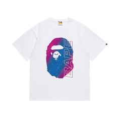 Bape Light Shadow Gradient Large Letter Print Tee 2 colors
