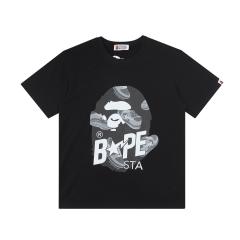 Bape Ape letters loafers pattern short-sleeved T-shirt