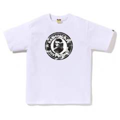 Bape Camo round badge print Tee 2 colors