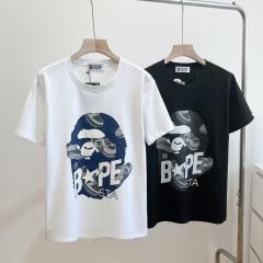Bape Ape letters loafers pattern short-sleeved T-shirt