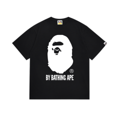Bape Black or White Ape Head Print Tee 7 colors