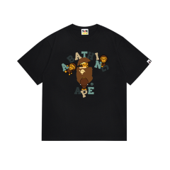 Bape Baby MILO Colorful Letter Printed tee 2 colors
