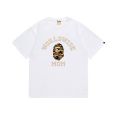 Bape Camouflage Ape Head Rhinestone Letter tee 2 colors